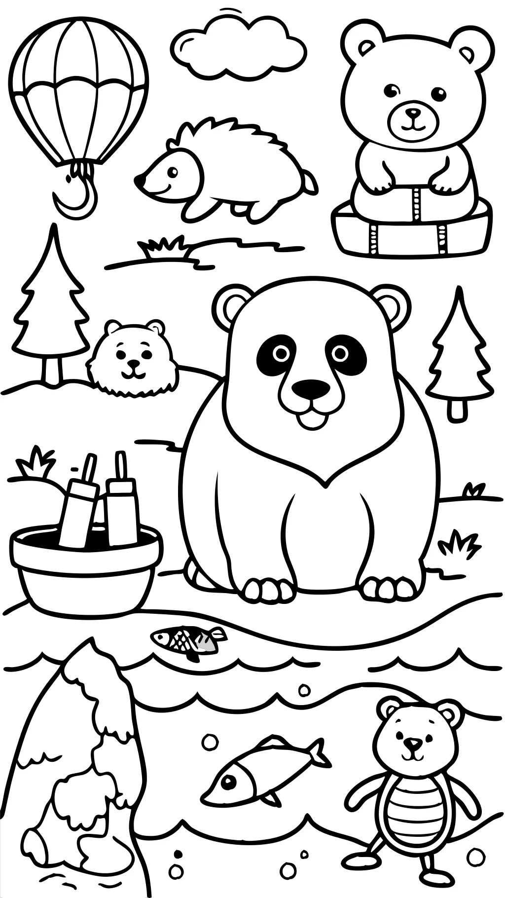 bear coloring pages